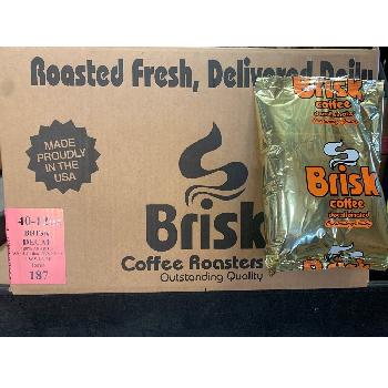 12 oz. Brisk Gourmet Decaf Coffee with Urn Filters - 40 Count